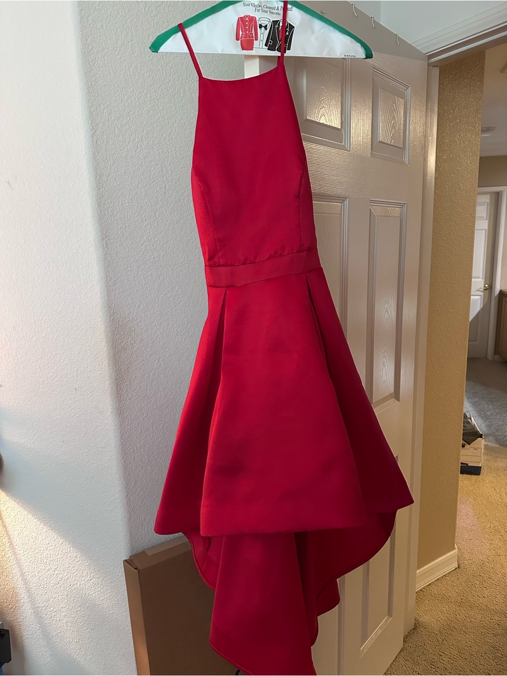 B Darlin Vibrant Red Dress